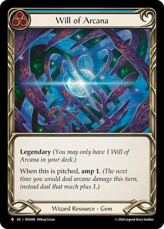 Will of Arcana (Rainbow Foil) [ROS - ROS000] - Anime Alley