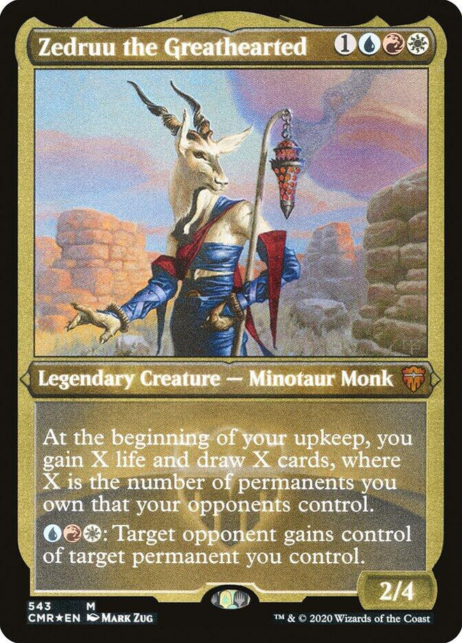 Zedruu the Greathearted (Foil Etched) [CMR - 543] - Anime Alley