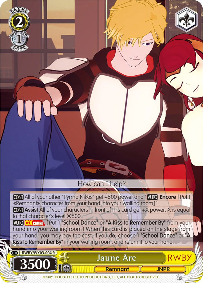 Jaune Arc (RWBY/WX03-004 R) [RWBY]