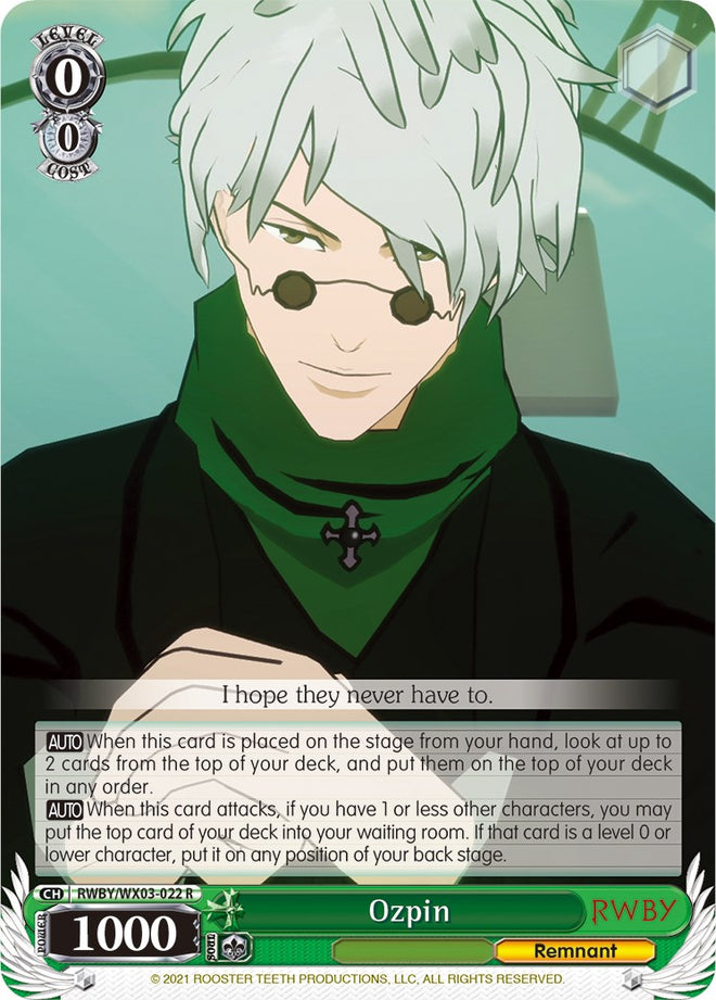 Ozpin (RWBY/WX03-022 R) [RWBY]