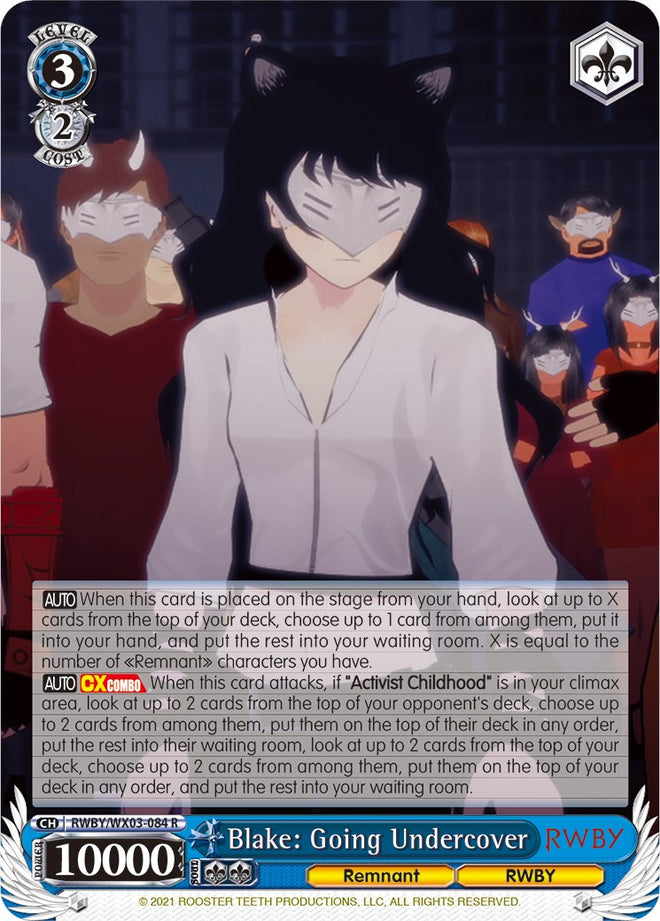 Blake: Going Undercover (RWBY/WX03-084 R) [RWBY]