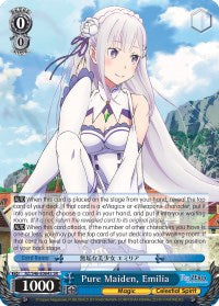 Pure Maiden, Emilia (RZ/S46-E064S SR) [Re:ZERO]