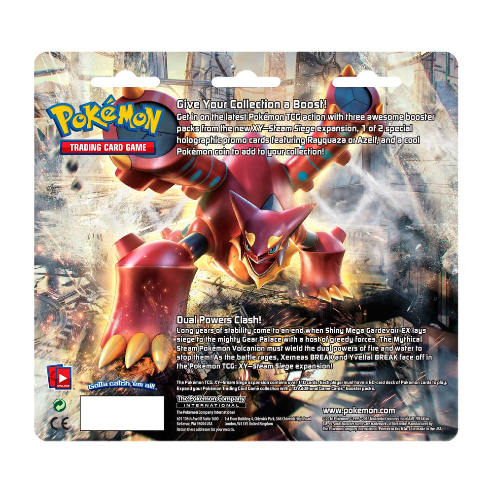 POKEMON good XY STEAM SIEGE BLISTERS (4 total)