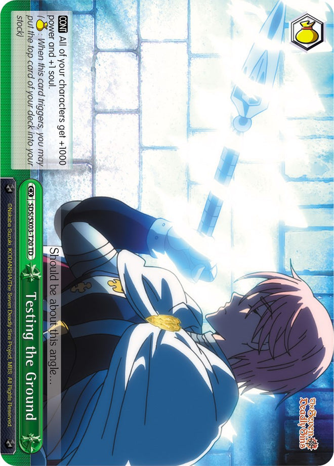 Testing the Ground (SDS/SX03-T20 TD) [The Seven Deadly Sins]