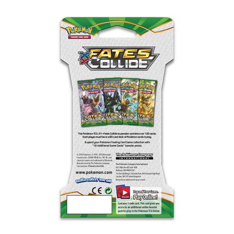 XY - Fates Collide Sleeved Booster Pack