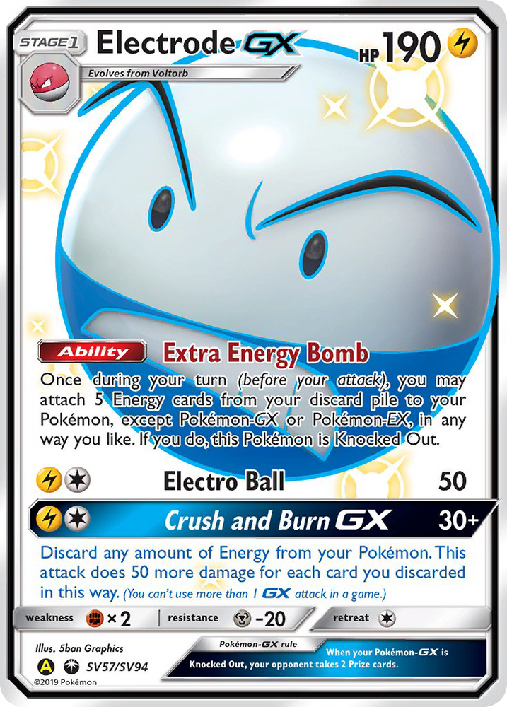 Electrode GX (SV57/SV94) [Sun & Moon: Hidden Fates - Shiny Vault]