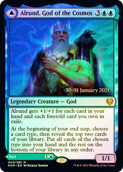 Alrund, God of the Cosmos (PRE-40S) - Kaldheim Promos Foil