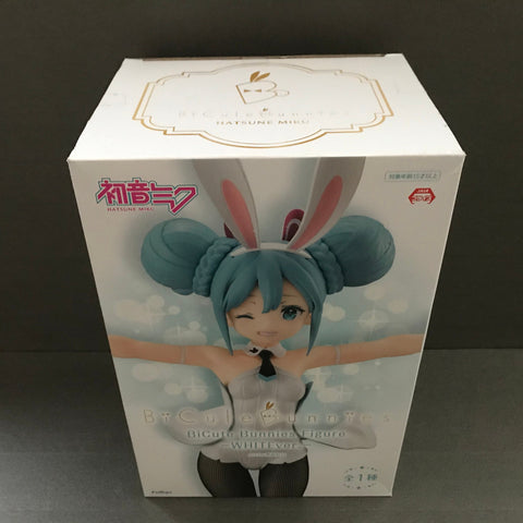 Hatsune Miku Bunny Vocaloid - BiCute Bunnies Figure White ver. - FuRyu JAPAN Authentic Kawaii