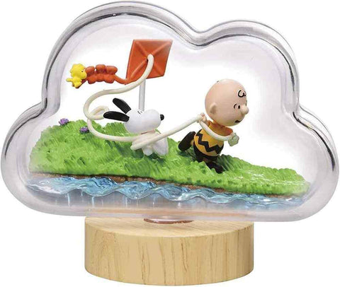 SNOOPY WEATHER terrarium Miniature figure Complete Box